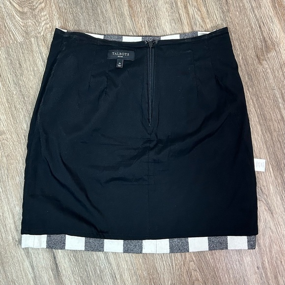 Talbots | Bold Buffalo Plaid A-Line Skirt - Picture 9 of 15